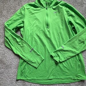 Nike Bright Green Half-Zip Training Top